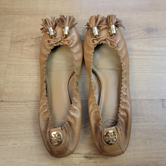 Tory Burch Reese Mestico Tassel Ballet Flats - Picture 6 of 10